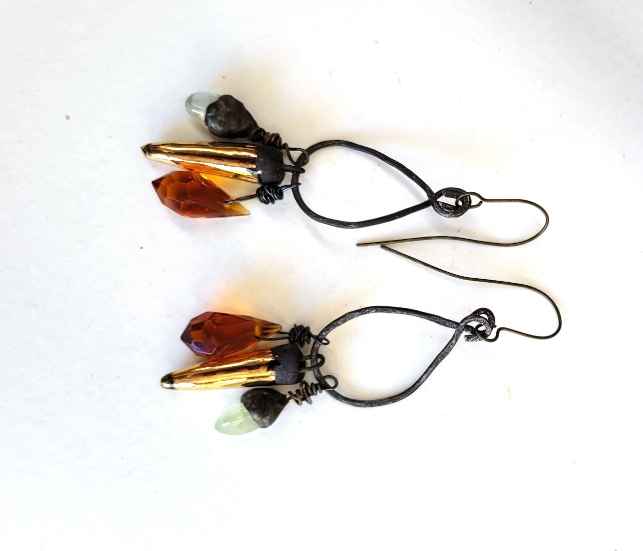 Creoolse en etnische stijl oorbellen, kleine zen-talismannen .. – photo 6